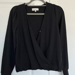 Madewell Gray Textured Top